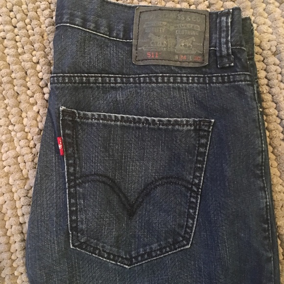 Levi's Other - Levi’s 511 Dark Wash 34x30